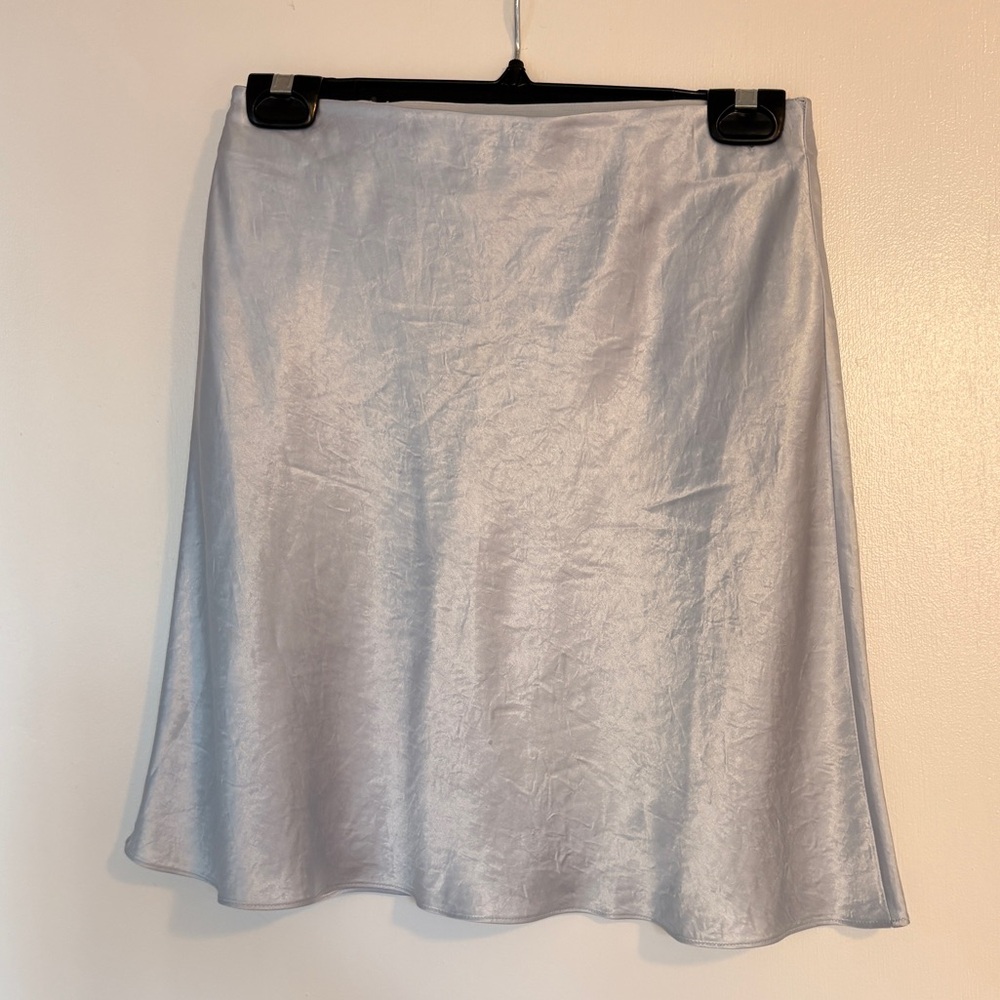 ARITZIA BABATON | Ice blue mini slip skirt | Sz 6